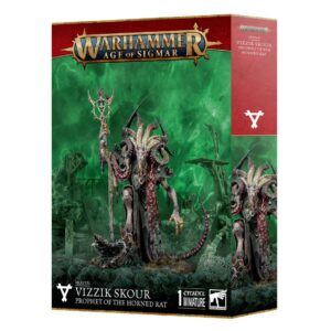 Skaven Vizzik Skour Prophet Hornet Rat - obrazek 1