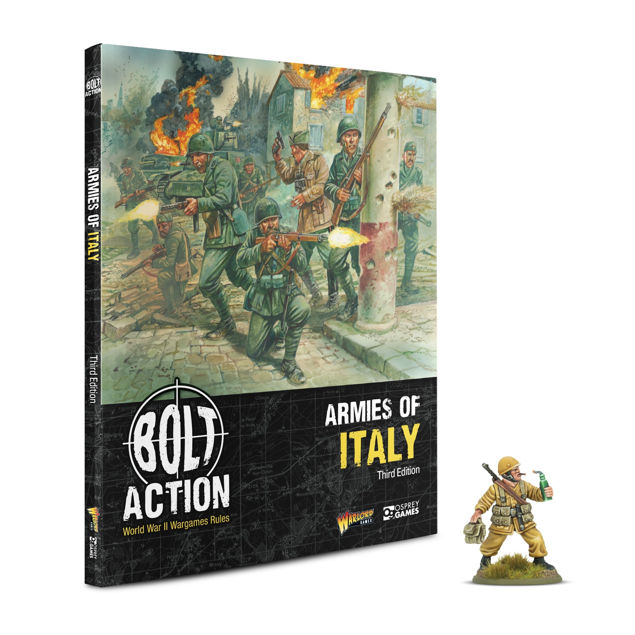 Armies Of Italy With 'Desert Lightning' Book Miniature